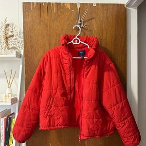 Red Puffer Jacket
